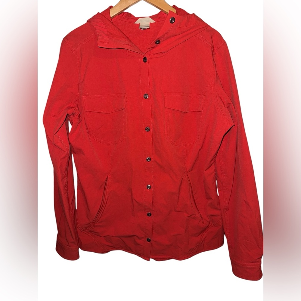 Duluth Rain jacket coral orange Medium perfect condition